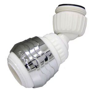 Bubble Stream 2.2gpm Dual Thread Double Swivel Spray Aerator NEW